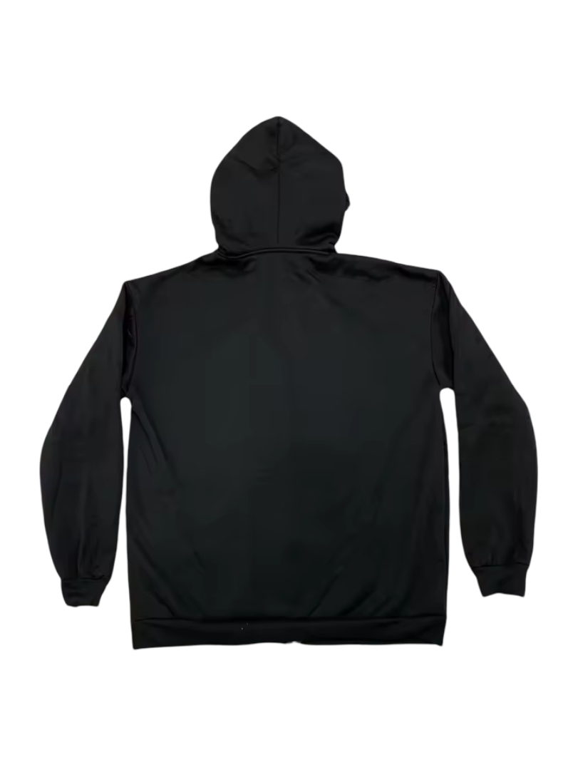 Rebel Flag Full-Zip Faux Fur Hoodie